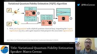 Variational Quantum Fidelity Estimation - Marco Cerezo