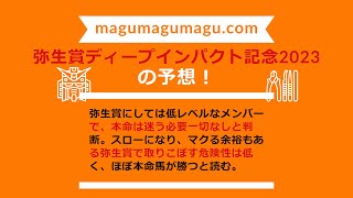 年間回収率100％を目指す漢の弥生賞ディープインパクト記念2023、魂の予想！