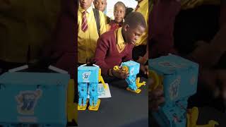 Marty the Robot in Action during the Sasol 21st Techno X Exhibition #robotics #coding #technology