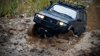Toyota FMS 1/18 Scale Land Cruiser LC80 Unboxing & Mud Off Road