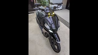 HONDA　Dio110　気に入らないところだけカスタムしてみた　バーハンドル化