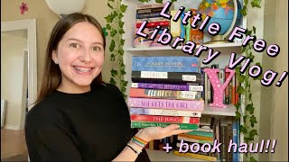 Little Free Library Vlog + Book Haul! **First Booktube Video**