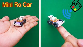 How To Make A Mini Remote Control Rc Car | World's Smallest High Speed Rc Racing Car | Rc Car DIY