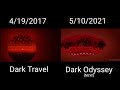 dark travel vs dark odyssey comparison jonathangd levels