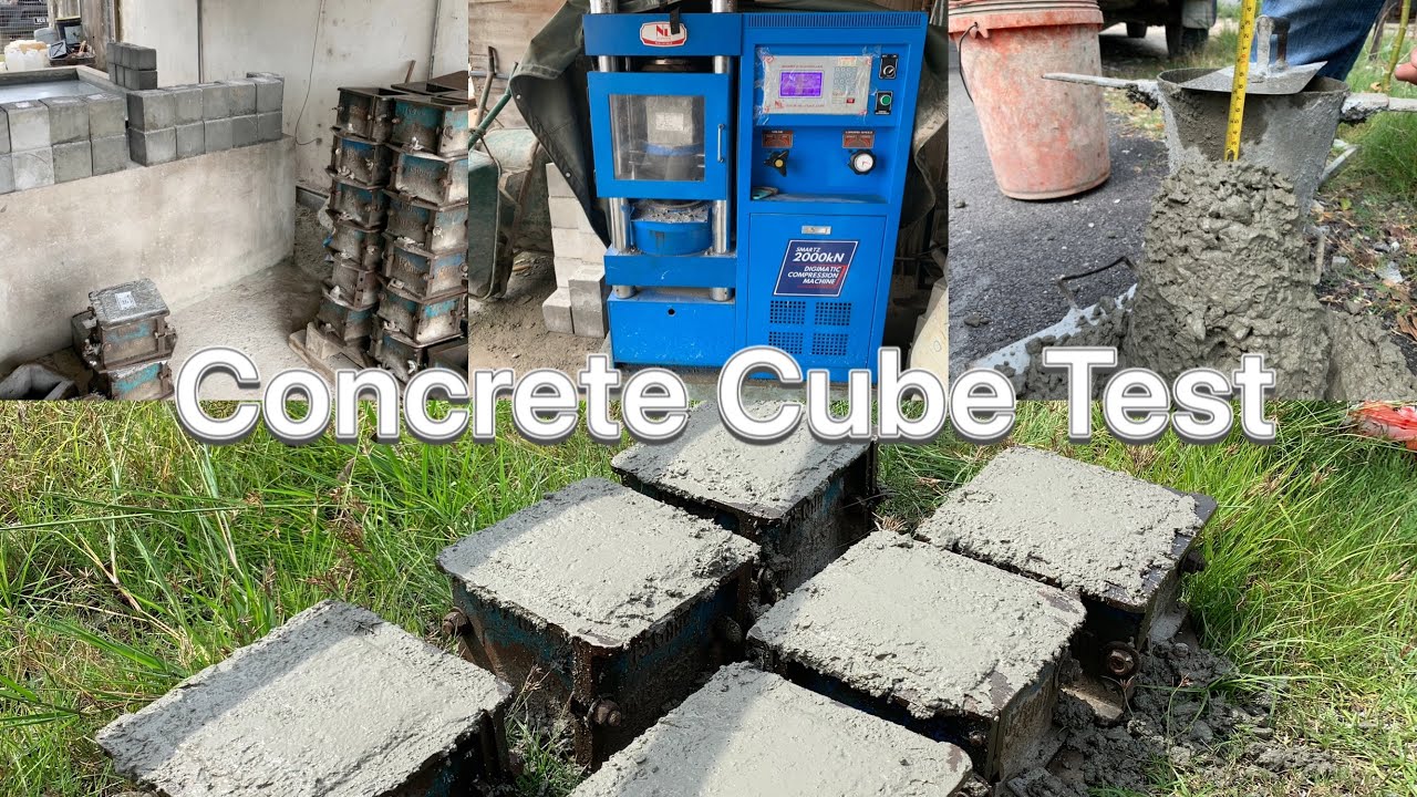 Construction Tutorial Compressive Strength Of Concrete Cube Test ...