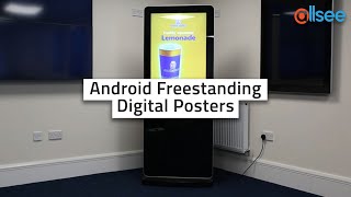 Android Freestanding Digital Posters