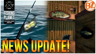 Fishing Planet UPDATE!! Ocean Fishing, Trophy Rooms, UI \u0026 More!