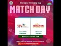 Bharatpur Emerging Cup:Himawari Warriors  Vs Snow White || Bharatpur|| Match 3 ||