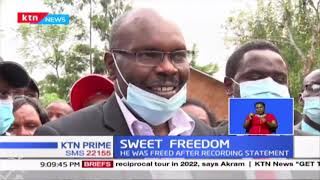 Sweet Freedom:Reports from bomet say that the besieged senator Dr. Christopher Langat has been freed