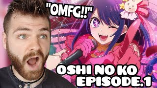 THIS ENDING GOT ME!!!! | OSHI NO KO EPISODE 1 | New Anime Fan! | REACTION
