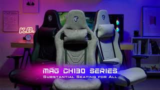 MSI Announces MAG CH130 Series Gaming Chairs