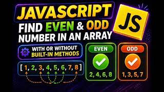 Find Even and Odd Numbers in Array JavaScript 🔥 | Interview Question #codeshiksha #webdevelopment