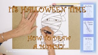 Teaching Kids How to Draw: How to Draw a Mummy