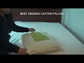 organic cotton pillow well living shop