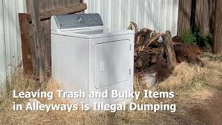 Know Your Code - Illegal Dumping - English December 2021/January 2022