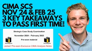 How to pass CIMA SCS Rotomyne case study exam - 3 key takeaways to help you pass first time!