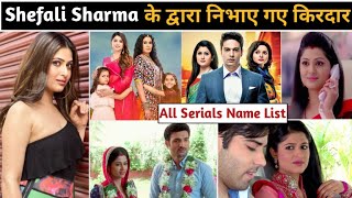 Shefali sharma all serials list | shefali sharma serials | shefali sharma ka new serial