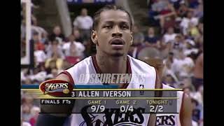 Watch Every Single Point: Allen Iverson's Scoring Mastery in the 2001 NBA Finals\