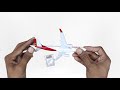 unboxing spice modello small boeing 737 800 series metal spicejet aircraft bought from amazon style