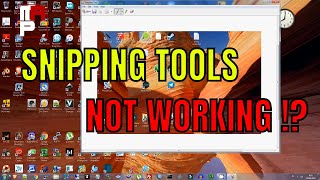 snipping tool doesn't working windows  7/8/10 | it's Work