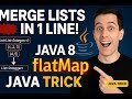 Merge Multiple Lists into One using Java 8 flatMap | Stream API Tutorial