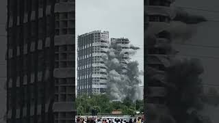 Noida Twin tower Demolished |#shorts #short #twintowers #shortvideo #sorts #video #viral #reel#reels
