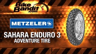 Metzeler Sahara Enduro 3 Motorcycle Tire at BikeBandit.com