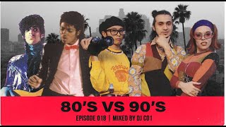 Throwback Radio Episode 18 - 80's vs 90's Mix by DJ CO1