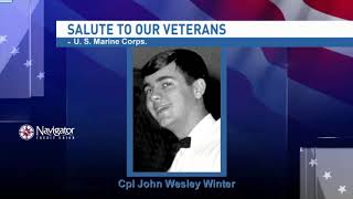 NBC 15 WPMI- Salute to our veterans: Corporal John Wesley Winter