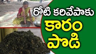 Kariveku Podi l కరివేపాకు కారంపొడి l Curry Leaves Powder  l villagefood4u