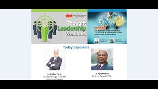 TERI CBS Webinar: The business case for energy transition in Indian industries