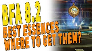 BfA 8.2 Best Healer Essence Guide \u0026 Where to Get Them | World of Warcraft: Patch 8.2