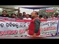 water supply protest in koraput farmers block roads demanding irrigation for rabi crops