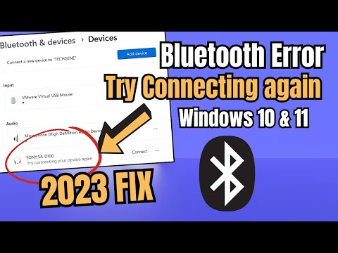 (2024 FIX) Bluetooth Error “Try Connecting your Device Again”