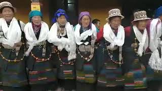 106 དིང་རིའི་སྒོར་གཞས། Tibetan tradition dance at ( Dhingre)