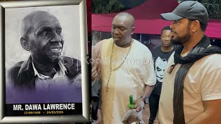 Nollywood icon Ramsey Nouah attends Ugandan Comedian Patrick Salvado's late father's vigil.