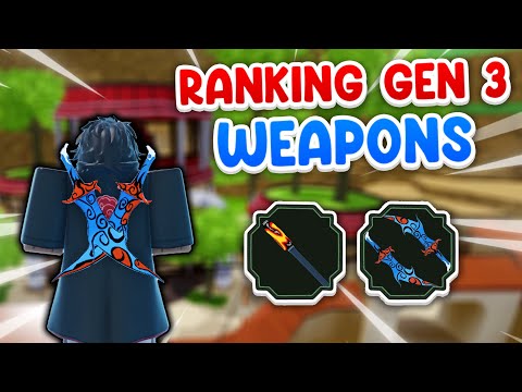 Ranking Every Gen 3 Weapon in Shindo Life!  Anime Roblox