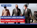 (SEE VIDEO) Iraqi Primier Kadhimi Lands In Erbil A Day After Attacks