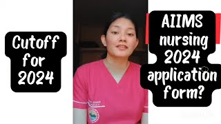 AIIMS bsc nursing rishikesh 2024 AIIMS bsc nursing application form 2024