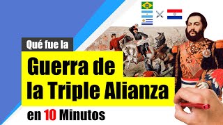 History of the WAR of the TRIPLE ALLIANCE - Summary | Causes, development and consequences.