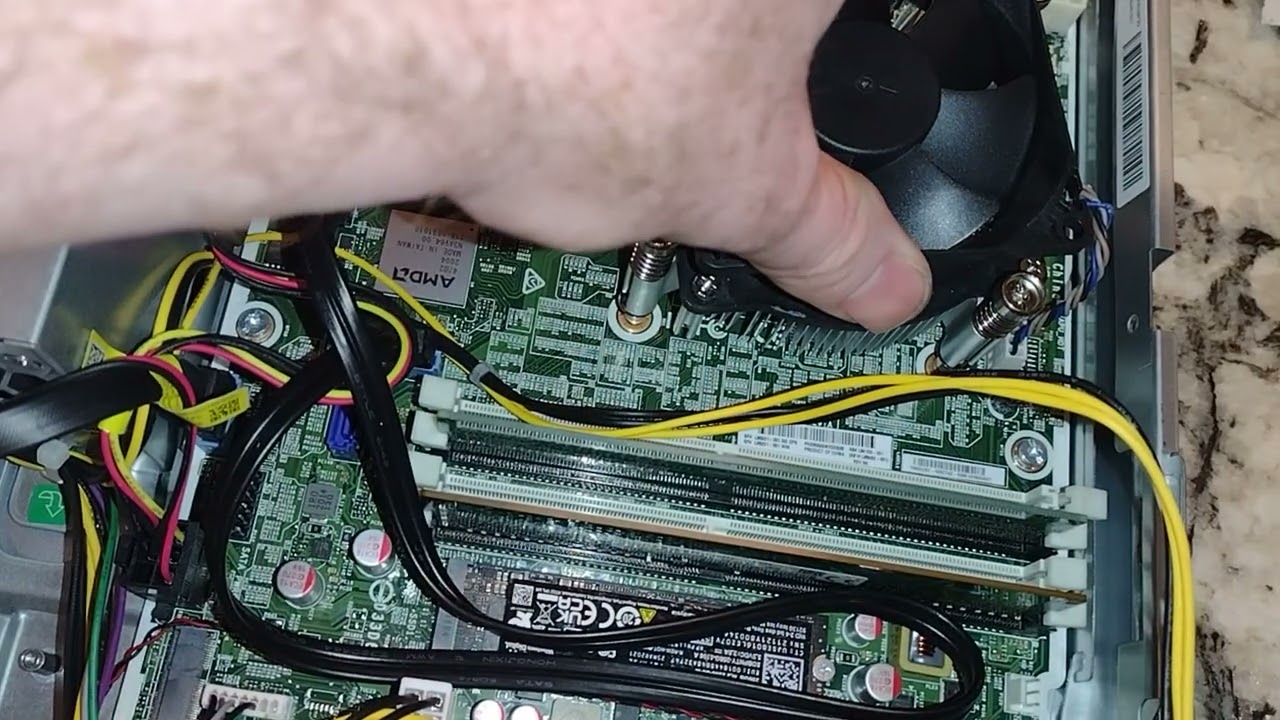 CPU Replacement/upgrading HP EliteDesk 705 G5 SFF Desktop PC, How To ...