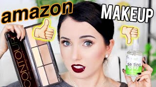 AMAZON MAKEUP TESTED...Makeup UNDER $15 First Impressions!