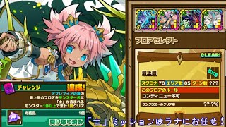 【サモンズボード】クリア率不明　アプレフィアの塔最上層　モンスター名に「士」が含まれるモンスター１体　ミッション同時クリア