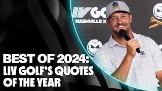 Best Of: LIV Golf League's Top Quotes of 2024