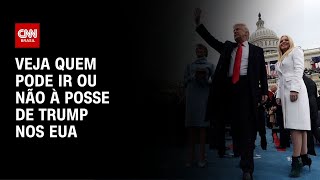 Veja quem pode ir ou não à posse de Trump nos EUA | CNN NOVO DIA