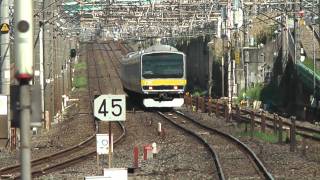 ＪＲ東日本Ｅ２３１系０番台中央・総武線千葉行き幕張駅到着その３