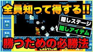 【マリオ35】勝つための必勝法！全員知っておきたい隠しステージ＆隠しアイテムの場所すべて紹介【裏技/攻略/スーパーマリオブラザーズ35/ラビハン】