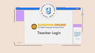 Sunshine Online - Teacher Login
