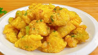 CRISPY FRIED CAULIFLOWER ❗  Amazing Crunchy Cauliflower 💯 By Female chef 👨‍🍳 Incredible 😋 addicted❓