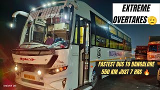 Fastest Bus To Bangalore #murahara #ash2travel #busride #volvobus #acsleeperbus #kochi 🔥